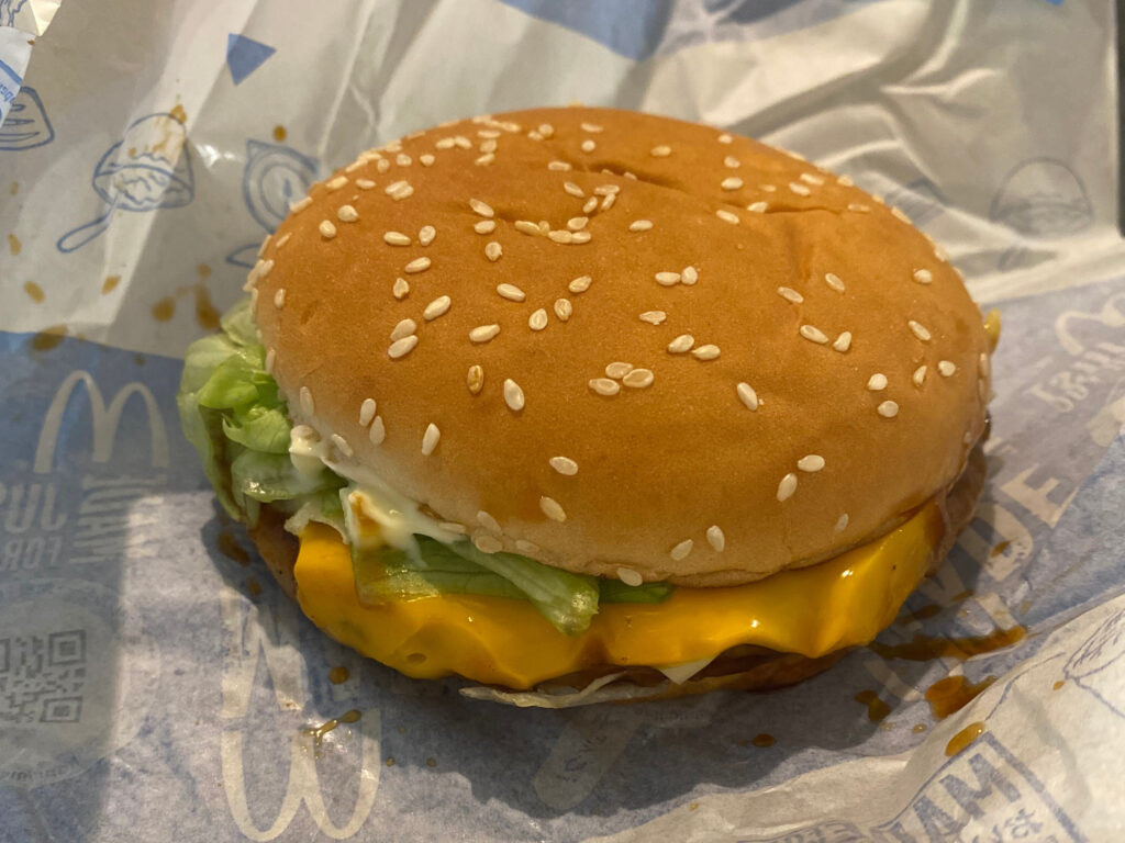 チーズチーズてりやきマックバーガー　美味しい